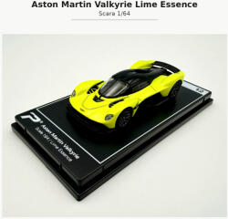 KINSMART Macheta Aston Martin Valkyrie Lime Essence, scara 1: 64, Kinsmart, Hypercar League Collection (2908)