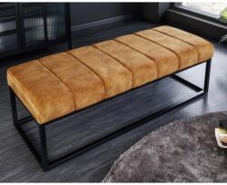 IV Interior Concept Bancheta tapitata Petit Beaute 110cm, catifea galben mustar (A-44617 VC)