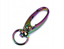 Stoklasa Fém karabiner csavarhúzóval, 9 mm-es lyukkal, szivárványos, 20 db (840247_231090_121231)