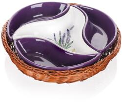 BANQUET Bol din ceramică pentru servire din 4 piese LAVENDER, BANQUET Tava