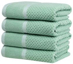decoDoma Set de prosoape din frotir MODENA verde 50 x 100 cm, 4 buc Prosop