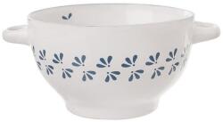 Orion Bol de supă din ceramică ALBASTRU CU IMPRIMEU, 0, 75 L Castron