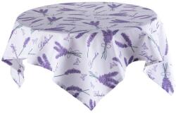 decoDoma Fată de masă centrală cu imprimeu LAVANDĂ 85 x 85 cm Fata de masa