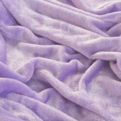 decoDoma Cearceaf cu elastic din micropluş mov 90 x 200 cm