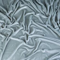 decoDoma Cearceaf cu elastic din micropluş, gri 90 x 200 cm