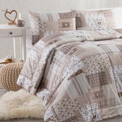 decoDoma Set de vară pernă şi pilotă PATCHWORK bej