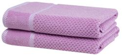 decoDoma Set de 2 prosoape de baie din frotir MODENA liliac 70 x 140 cm Prosop