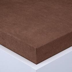 decoDoma Cearşaf cu elastic frotir EXCLUSIVE maro închis 90 x 200 cm