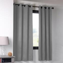 STOF Draperie groasă blackout NOTTE gri 135 x 180 cm set 2 buc