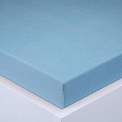 decoDoma Cearşaf cu elastic frotir EXCLUSIVE albastru ceresc 90 x 200 cm