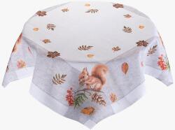 decoDoma Față de masă centrală cu imprimeu VEVERIȚĂ 85 x 85 cm Fata de masa