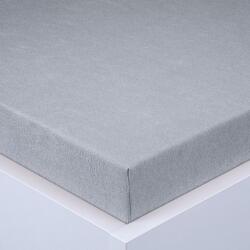 decoDoma Cearşaf cu elastic frotir EXCLUSIVE gri 160 x 200 cm