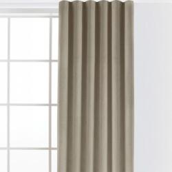 decoDoma Draperie catifelată FILUMI bej închis 140 x 250 cm 1 buc
