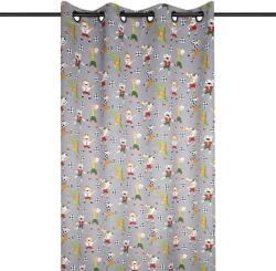 decoDoma Draperie BLACKOUT FOTBAL, gri, 140 x 260 cm 1 buc