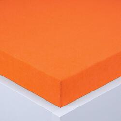 decoDoma Cearşaf cu elastic frotir EXCLUSIVE portocaliu 180 x 200 cm