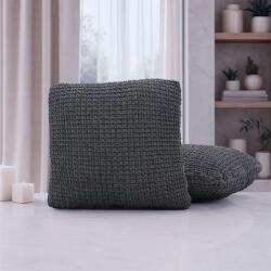Nueva Textura Huse super elastice RUBINIA antracit feţe de pernă 2 buc (40 x 40 cm)