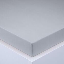 decoDoma Cearşaf cu elastic jersey EXCLUSIVE gri 160 x 200 cm