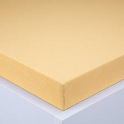 decoDoma Cearşaf cu elastic frotir EXCLUSIVE galben 160 x 200 cm