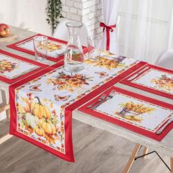 decoDoma Set de 4 suporturi și traversă de masă PUMPKINS Fata de masa