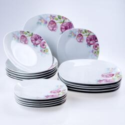 BANQUET Set farfurii din porţelan square DOLORES 18 buc Serviciu de masa