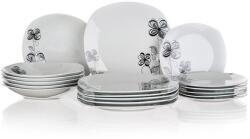 BANQUET Set farfurii din porţelan FLOREA 18 buc Serviciu de masa