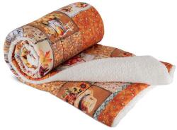 decoDoma Pătură matlasată cu blăniţă Dual Feel SAMARA 140 x 200 cm Patura