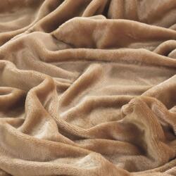 decoDoma Cearceaf cu elastic din micropluş aluniu 90 x 200 cm