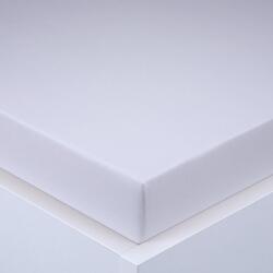 decoDoma Cearşaf cu elastic jersey EXCLUSIVE alb 160 x 200 cm