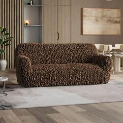 Gaico Huse bielastice VELVET maro fotoliu triplu (l. 170 - 220 cm)