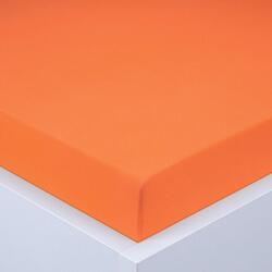 decoDoma Cearşaf cu elastic jersey EXCLUSIVE portocaliu 160 x 200 cm