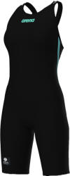 arena powerskin carbon air3 closed back black/teal 3xs - uk26 Costum de baie dama