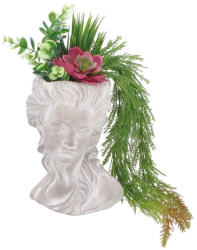 AdTrend Plante artificiale multicolore in ghiveci II 18 x 14 x 34 cm (107027B)