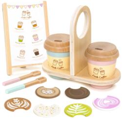 UMU Toys Set de joaca din lemn Coffee to go, UMU Toys, +3 ani (UM_1369)