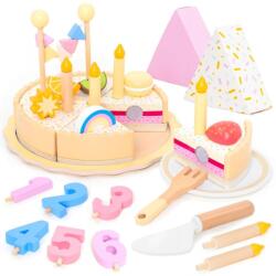 UMU Toys Joc de rol Tort aniversar din lemn UMU Toys (UM_1365) Bucatarie copii