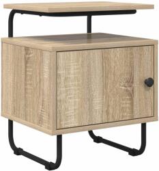 vidaXL Dulap de noapte Stejar Sonoma Lemn prelucrat GartenMobel Dekor (8007637)