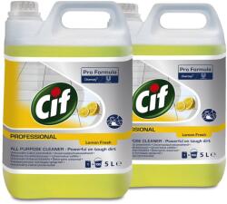 Flippy Pachet CIF Professional APC Lemon Fresh - Detergent Universal, Parfum de Lamaie, 2×5 L (165865)