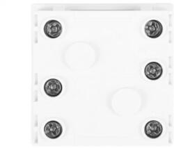 Lanberg AC 45x45 socket 230V single (AC-4545-F-W)