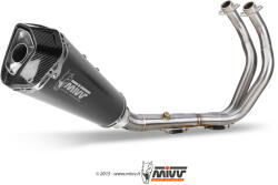  Sistem complet de evacuare MIVV Delta Race pentru Yamaha MT-07 / FZ-07 (2021-2024), oțel inoxidabil negru