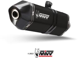  Tobă finală MIVV Speed Edge pentru CF Moto 800MT (2022-2025), oțel inoxidabil negru