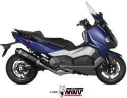  Sistem complet de evacuare MIVV Speed Edge pentru Sym Maxsym TL 500 (2019-2020), oțel inoxidabil negru