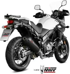  Sistem complet de evacuare MIVV Oval pentru Suzuki V-Strom 650 (2017-2024), carbon