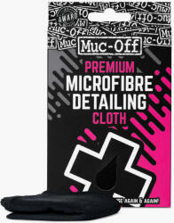 Muc-Off Premium Lavetă Din Microfibră Pentru Detailing Pană De Curățare Pentru Mașină Neagră 23x23cm (20344)