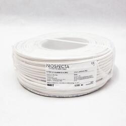 PROSPECTA Cablu alarma 6 x 0.22 + 2 x 0.75 premium, cupru 100%, cod: I049IT, Li-Y (ST)Y, made in Italy, utilizare pentru sisteme de alarma, manta exterioara PVC alb, ecranare: folie de aluminiu lamina… (I049IT)