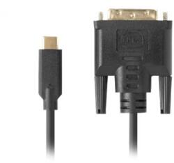 Lanberg Cable USB-C->DVI-D 24+1 M/M 1m (CA-CMDV-10CU-0010-BK)