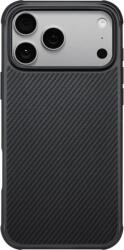 PITAKA Husa Pitaka pentru iPhone 17 Pro Aramid ProGuard 600D, Negru/Gri (KI1701MGP)