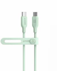 Anker Cablu Anker Bio 543 USB C la USB C (100W), 2.0, 0.91 metri, Verde (A80E1G61)