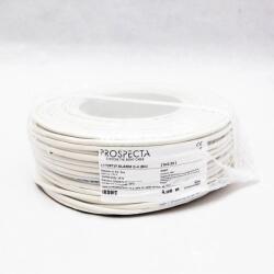 PROSPECTA Cablu alarma 8 x 0.22 premium, cupru 100%, cod: I039IT, Li-Y(ST)Y, made in Italy, utilizare pentru sisteme de alarma, manta exterioara PVC alb, ecranare: folie de aluminiu laminata, raza de … (I039IT)