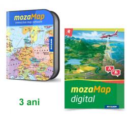 Moza Clasele primare - Atlas Geografic Digital Multilingv, 3 ani (MS-4093D-3)