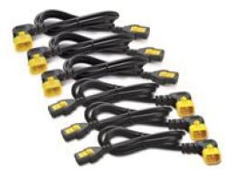 APC 6x Power Cable C1 3/ C14 1.8m bent (AP8706R-NA)