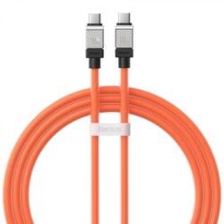 Baseus Cablu Baseus Coolplay, USB-C la USB-C, 100W, 1m, Portocaliu (CAKW000207)